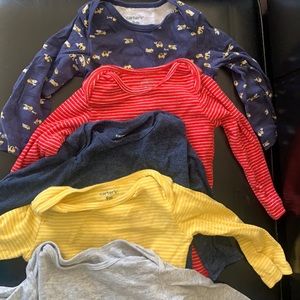 Long/short sleeve/sleeveless Carters onesie bundle
